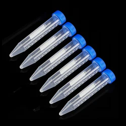 10 / Pack 10ml Multifunctional Plastic Bottle Transparent Tube Sample Storage Container Experimental Centrifuge Tube Plastic