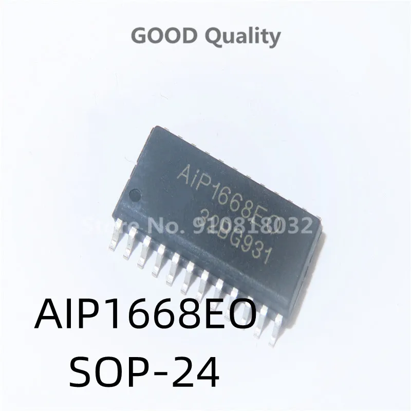 10PCS/LOT AIP1668EO AIP1668E0 AIP1668 SOP-24 LED driver chip In Stock