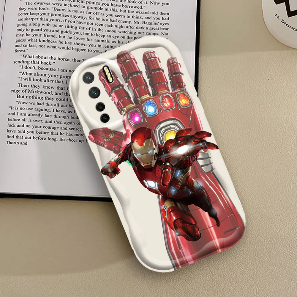 Marvel Iron Man Infinity Glove Phone Case For OPPO A98 A94 A93 A92 A79 A78 A76 A74 A60 A58 A57 A55 A54 A53 A38 2020 Wave Cover