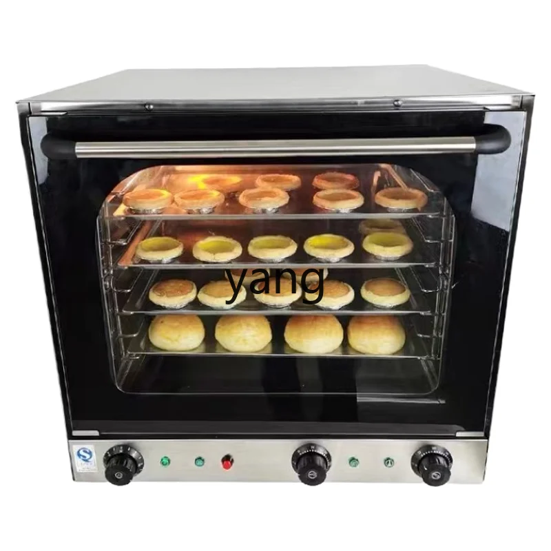 L'm'm horno de pulverización circulante, horno eléctrico comercial para pastel de Pizza, doble ventilador, horno eléctrico temporizado