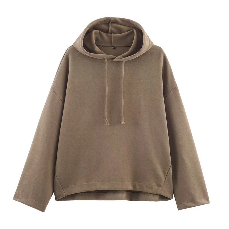 Conjunto de sudadera con capucha y pantalones de pierna ancha de tela suave para mujer, ropa deportiva informal, nuevo conjunto de dos piezas para otoño 2025