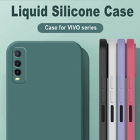 Original Liquid Silicone Soft Cell Phone Case For Vivo X90 X80 X70 X60 X50 X30 Pro X70T 5G Phone Cover Funda