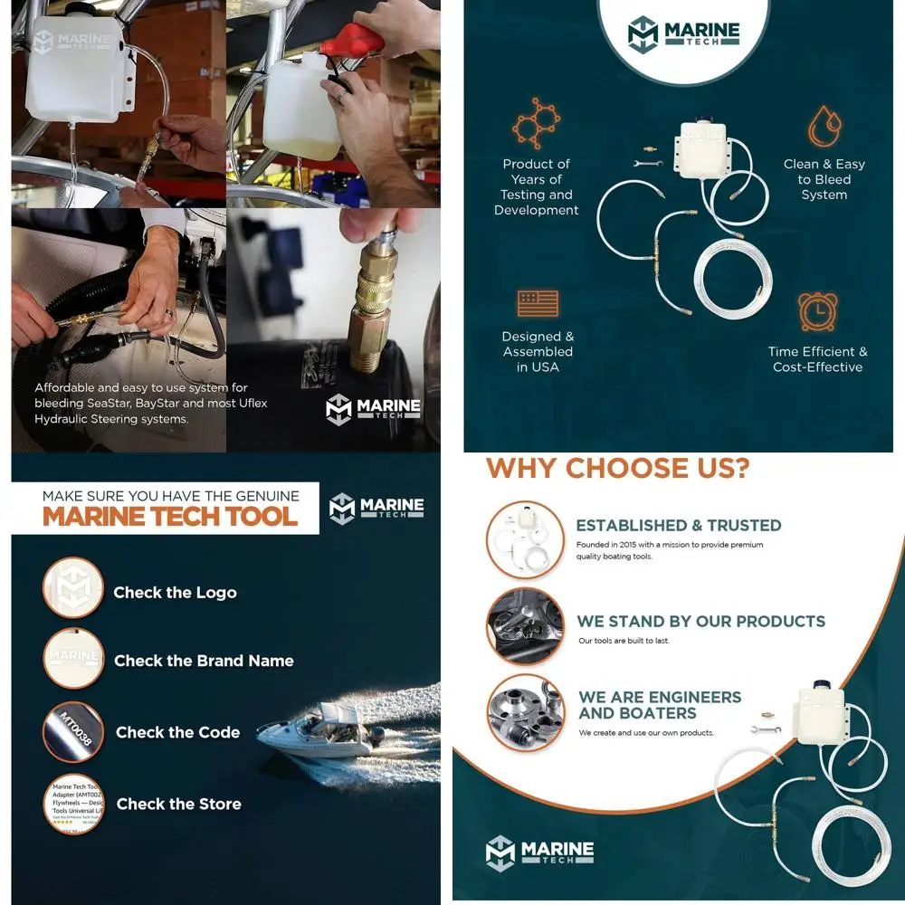 

Комплект для прокачки гидравлического рулевого управления Marine Tech Tools, комплект для прокачки гидроусилителя руля Seastar, комплект для прокачки рулевого управления лодок, комплект для прокачки Seastar, Seasta