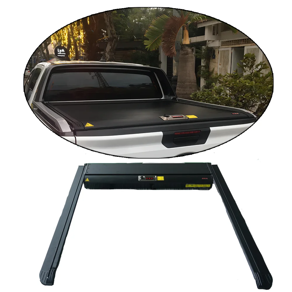 Truck Retractable Bed Cover Roller lid for Dmax with Light Tonneau Cover Accessories for Dmax Roller Lid Shutter