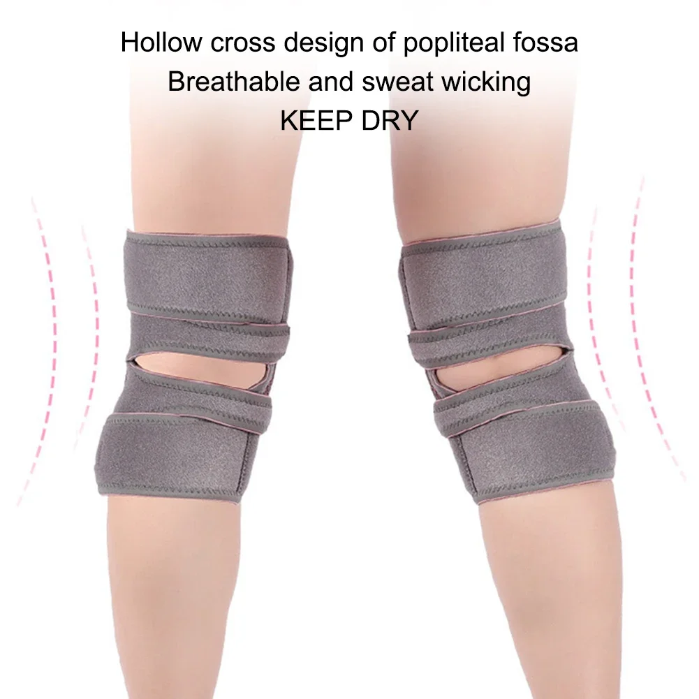 Orthopedic Knee Pad with Silicone Spring Knee Brace Support Joint Pain Relif Patella Protector Adjustable Kneepad Guard Meniscus