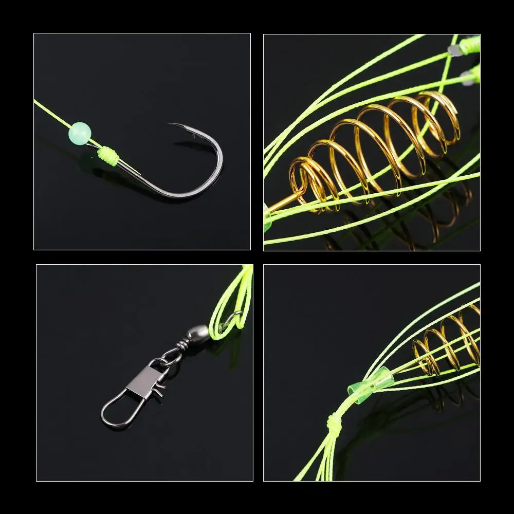 4PCS Line Anti-hanging End Fishing Tackle Accessories Fishing Tool Accessorie Bomb Hook Explosion Fishing Hook Lure Barbed Hook