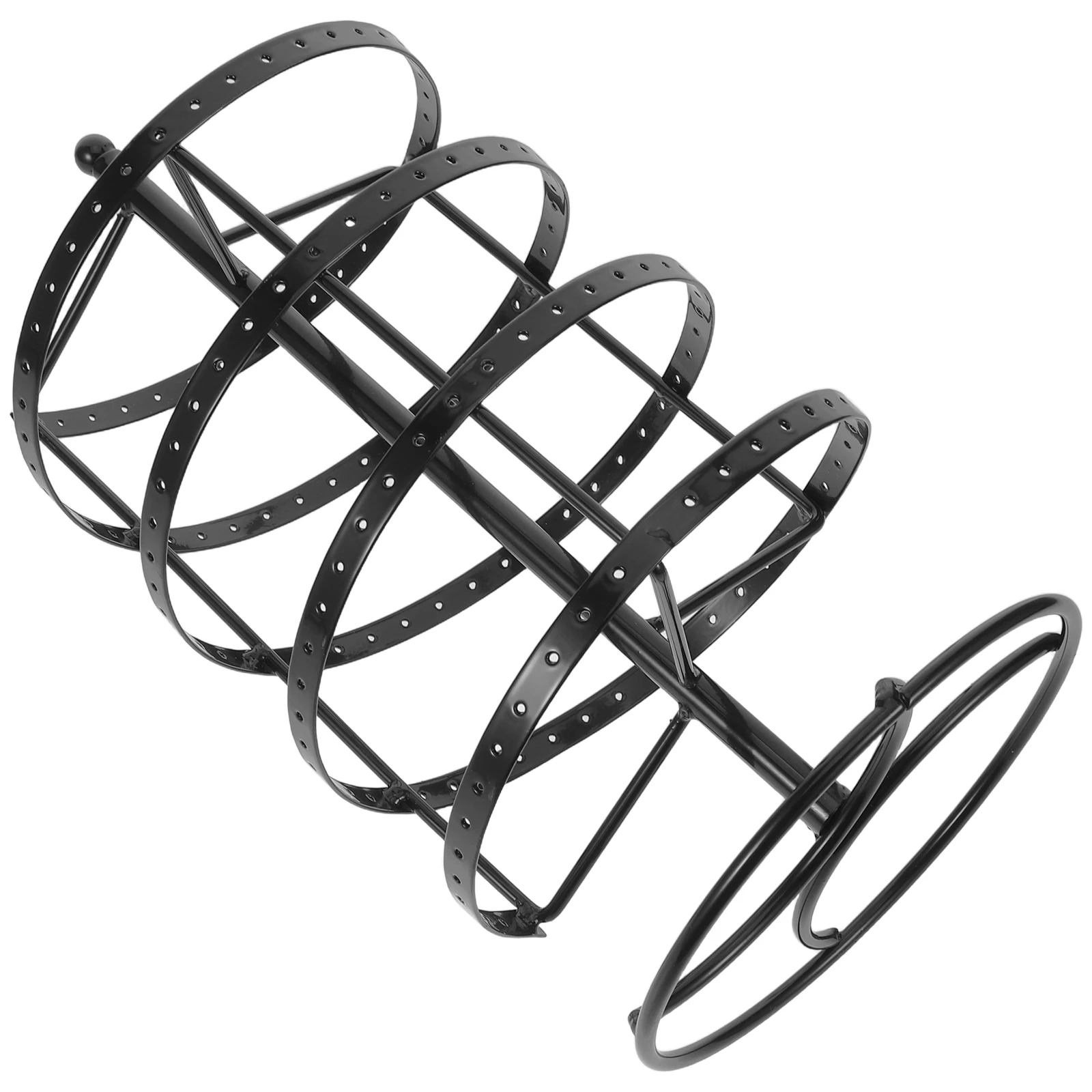 

Jewelry Rotating Earring Stand Display Holder Hanger Rack Earrings for Selling Black