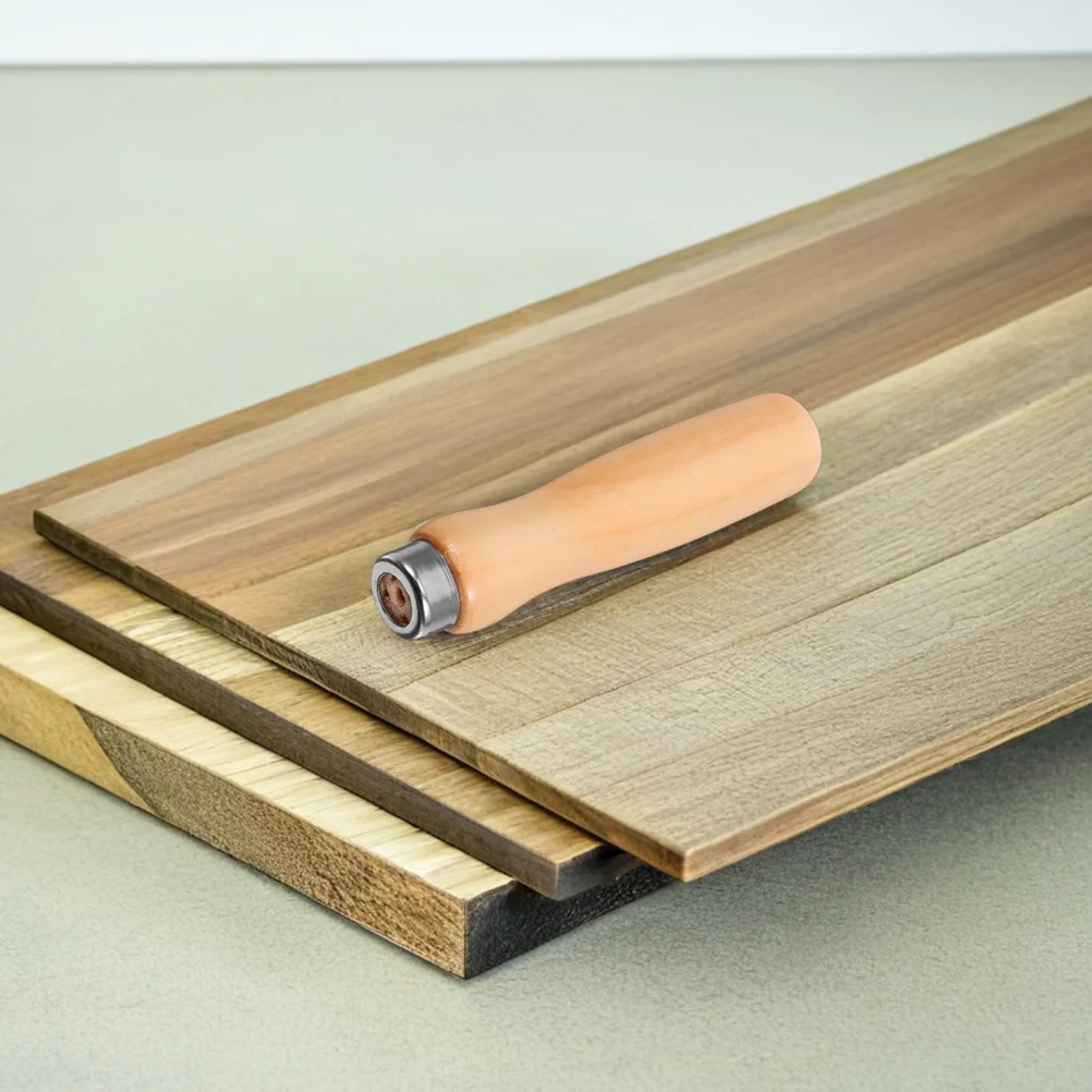 

6pcs Wooden File Handle Natural Wood Ergonomic Grip Replacement For Files Rasps Durable Woodworking Tools Accessories Sturdy