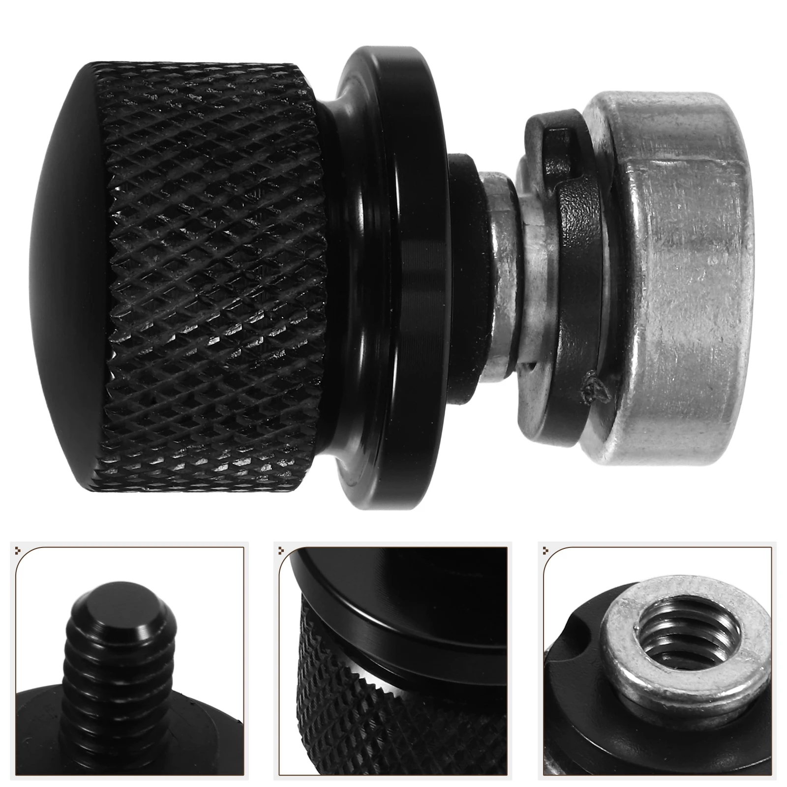 

1 Set Cnc Machined Motorcycle Rear Kit Quick Release Fastener Nuts Aluminum Alloy Durable Easy Install Motorbike Bolt Screw Nut