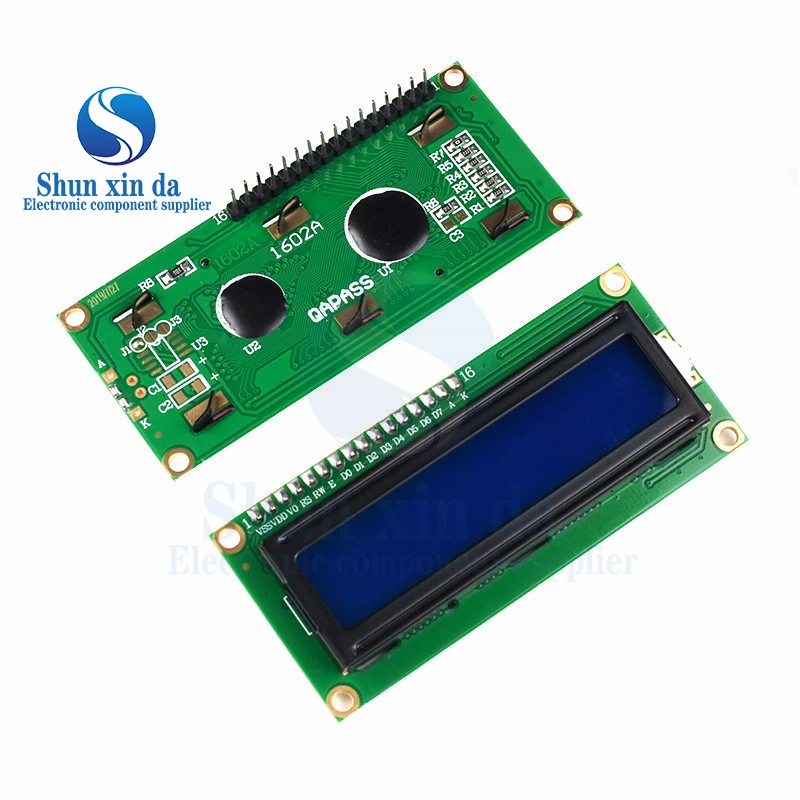 LCD1602 LCD 1602 2004 12864 module Blue Green screen 16x2 20X4 Character LCD Display Module HD44780 Controller blue black light