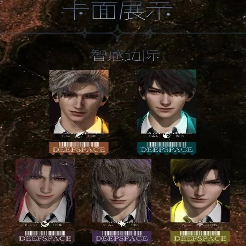 200 Stuks/Liefde En Deepspace Acryl Ticket Kaarten Verzameldoos Met Beoordeeld Holo Folie Officiële Anime Meisje Game gift