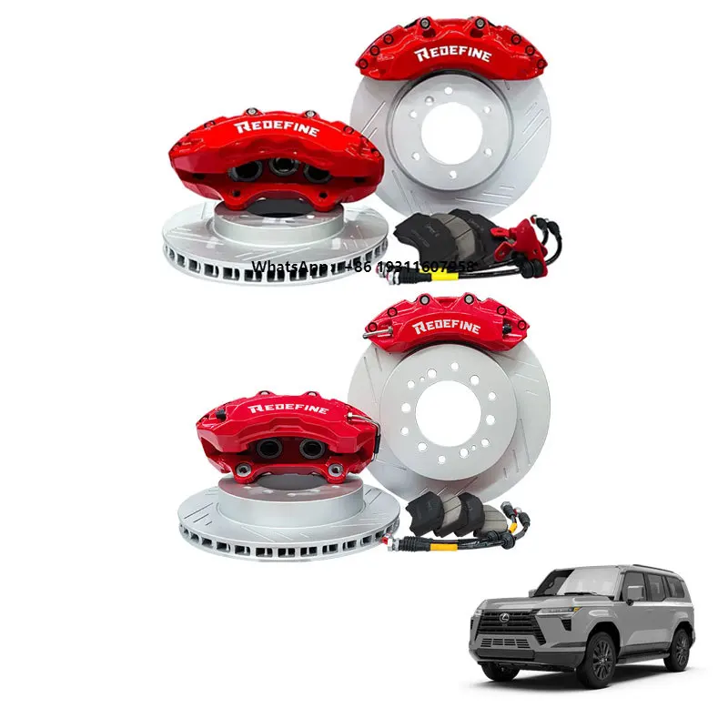 Customized Aluminum Brake System Pads 345mm Disc Rear Front 4/6 Pot Big Brake Caliper Kit for Lexus GX460