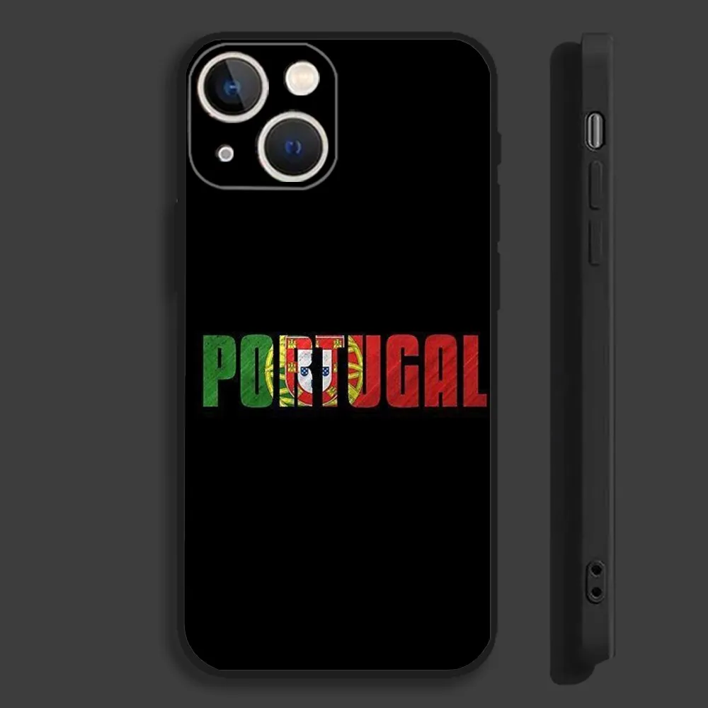 Portugal Flag Portuguese Country Phone Case For iPhone 15,14,13,12,11 Plus,Pro,Max,XR,XS,X,7,8 Plus,SE,Mini Silicone Soft