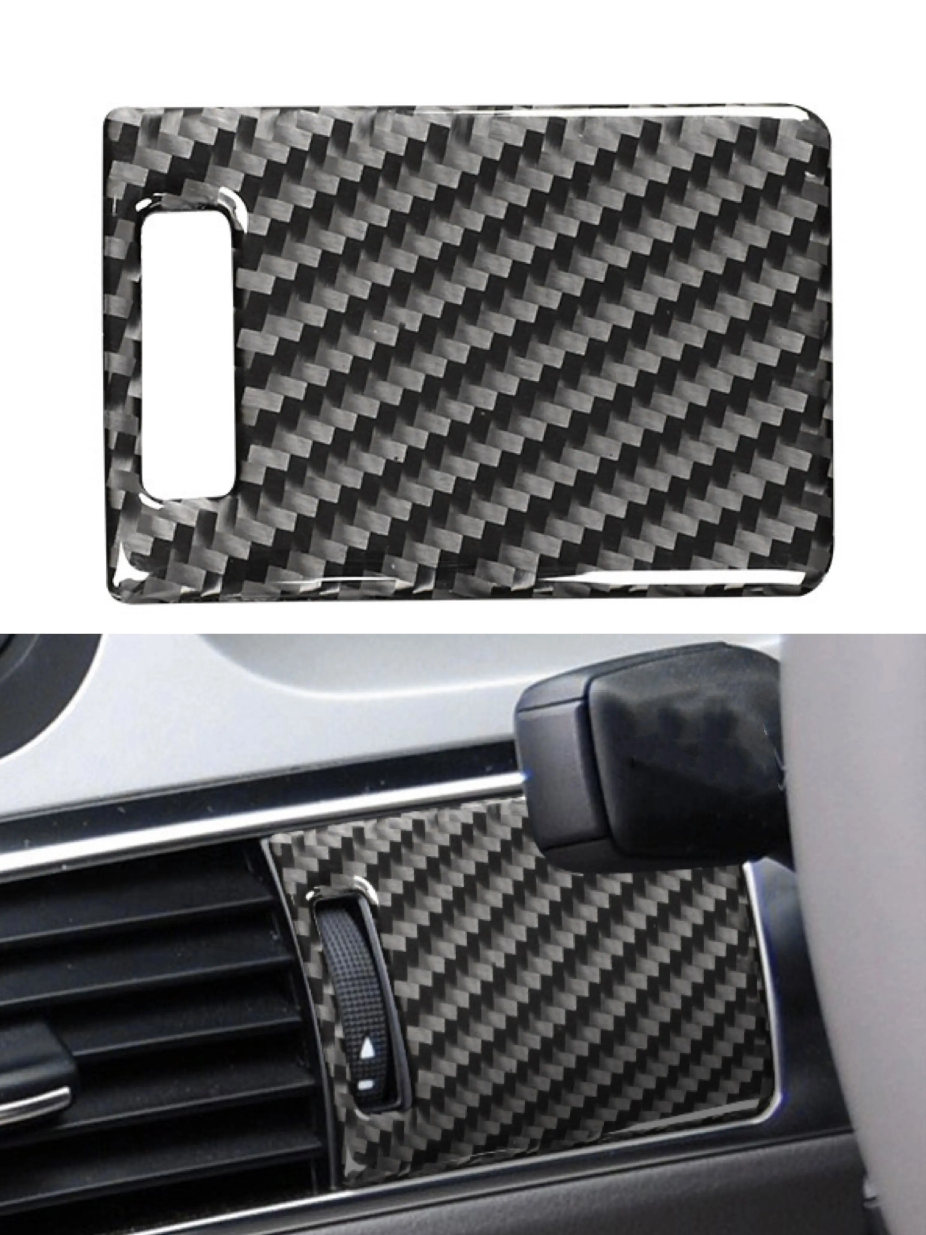 

Car Interior Left Side Air Outlet Panel Trim Sticker Frame Cover Decor FitFor Audi A6 C6 4F 2005 2006 2007 2008 2009 2010 2011