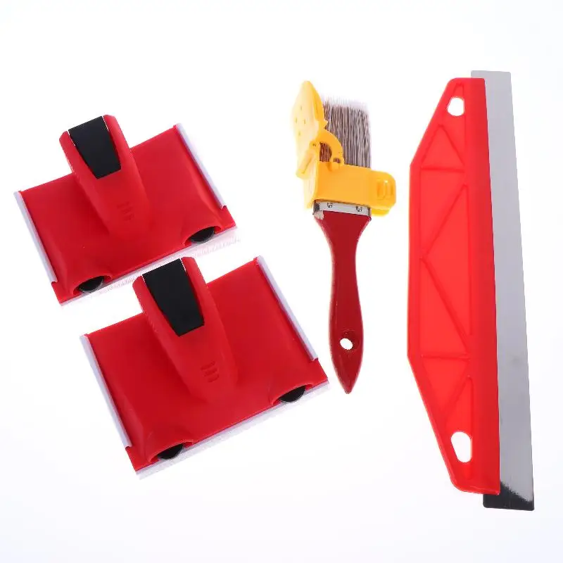 Paint Edger Tool Set For Walls Pad Painter For Walls Paint Edge Trimmer With Handle Multifunctional Ceiling Corner Painting Brus