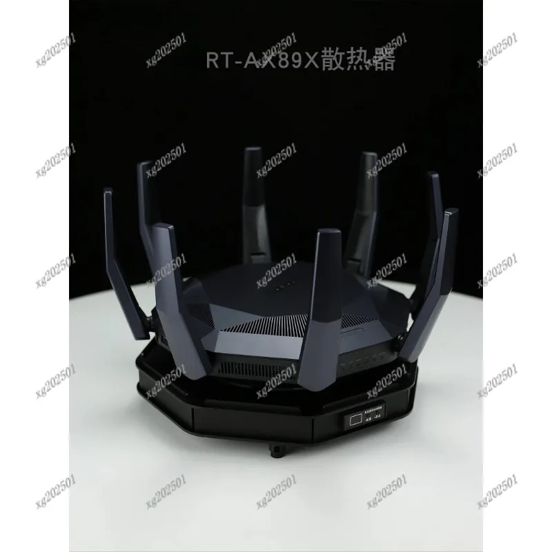 

Auto Thermostatic Speed Adjust Silent Cooling Fan Base Fit RT-AX89X BE89 Router Heat Dissipation Holder