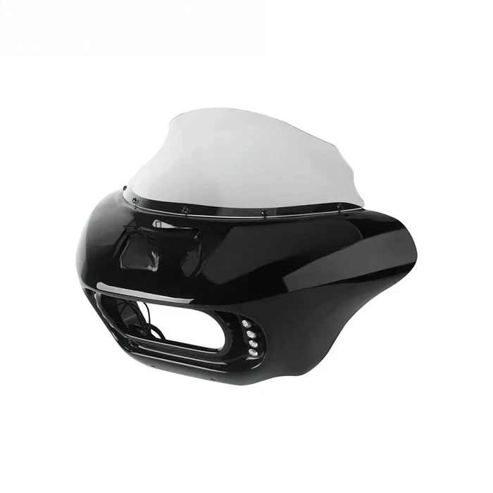 Shark Headlight Fairing + Windshield Hardware LP4 Bracket for Softail FXBB FXBBS FXLR FXST 2018-2024