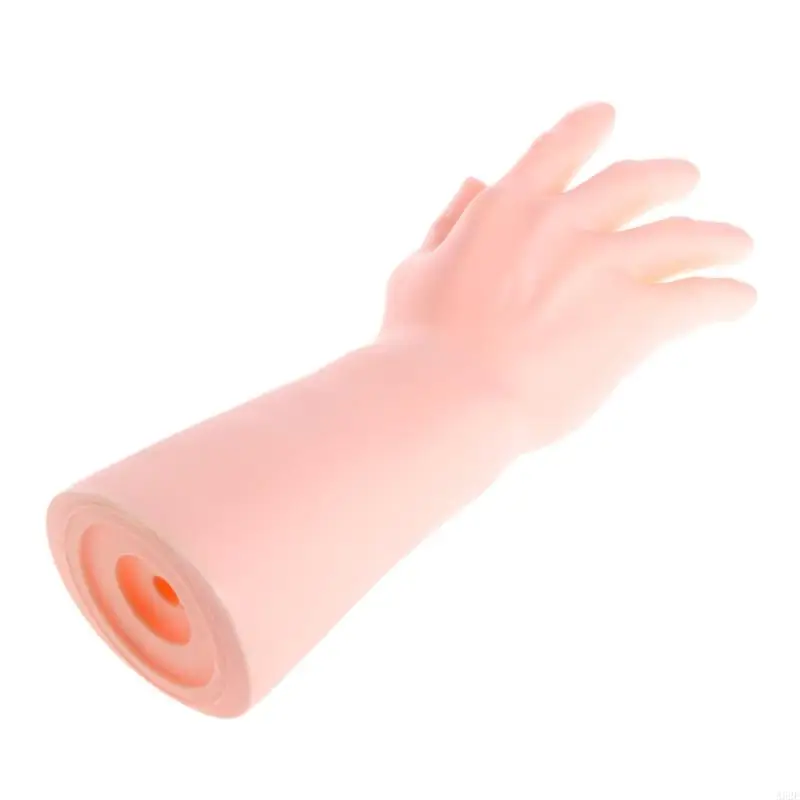 A52E Männliche Schaufensterpuppe Hände Modell Display Handschuhe Schmuck Modellständer für Heimdekoration/Juweliergeschäft – Schwarz/Weiß/Hautton – Detail 1