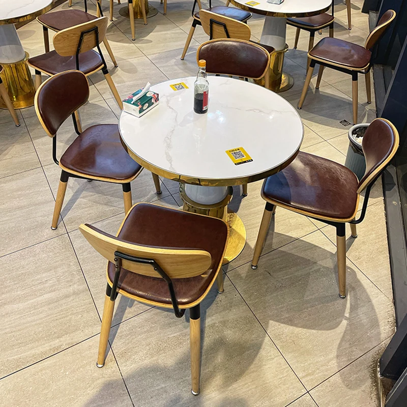 

Organizer Round Restaurant Chairs Marble Mobile Center Apartmen Restaurant Chairs Modern Metal Mesas De Comedor Home Furniture