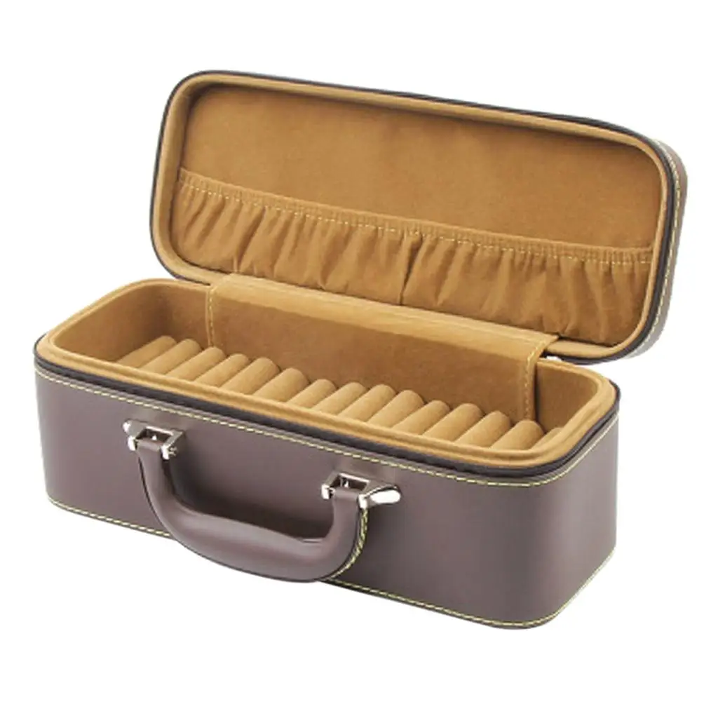 

Jewelry box Faux leather jewelry box storage box with zipper