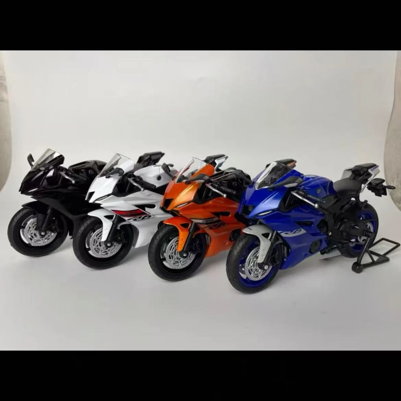 WELLY 1:12 2020 ياماها YZF-R6 الثقيلة دراجة نارية محاكاة سبيكة نموذج الكبار جمع الديكور الهدايا لعب للبنين B493