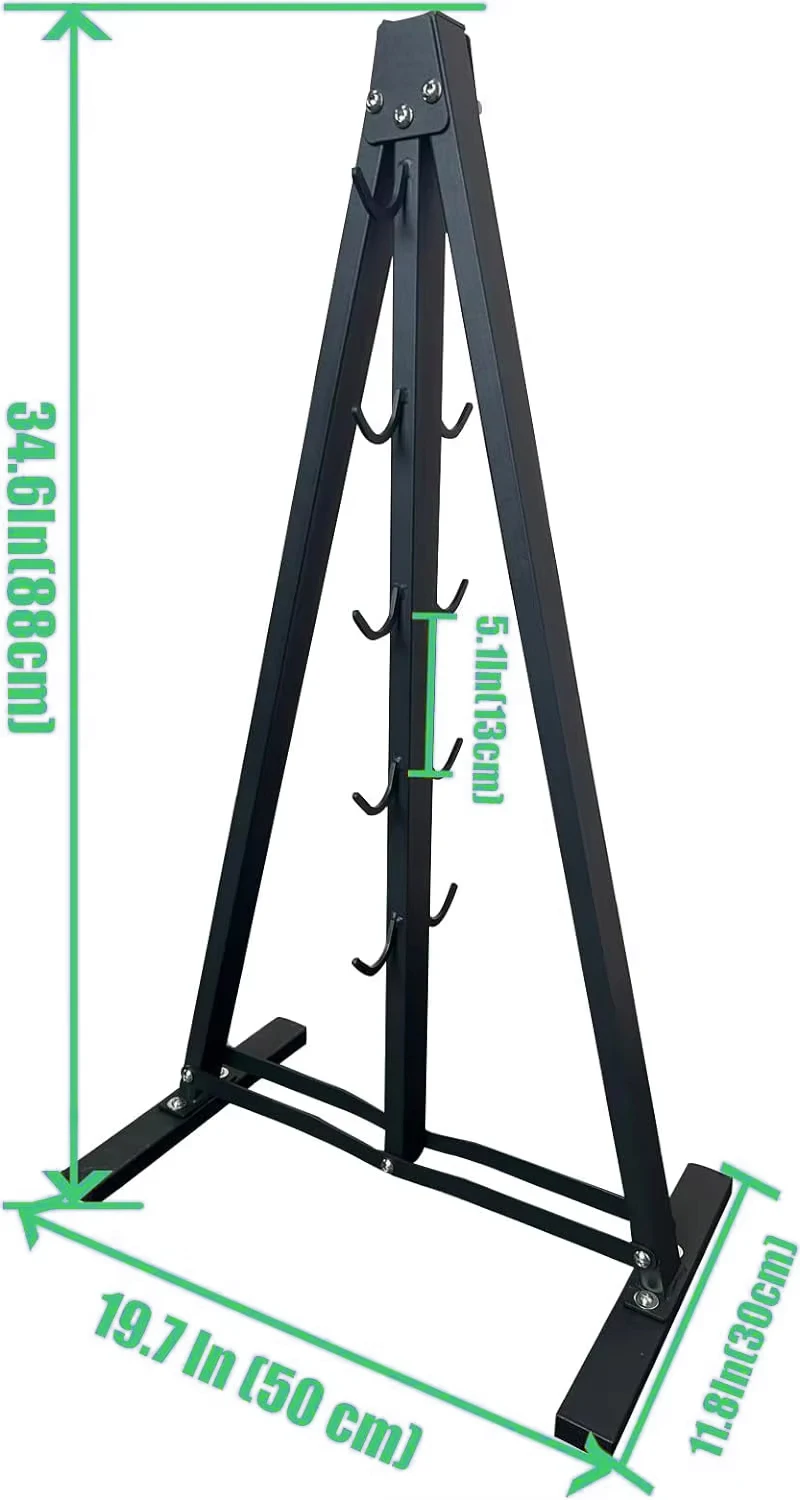 Fitness LAT Pull Down Bar, Storage Rack, Heavy Duty, A-Frame Stand for LAT Pulldown Attachments, LAT Bar