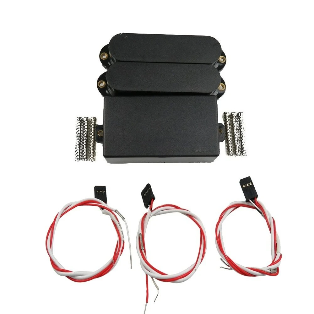 

Звукосниматели для гитарного хамбакера, активный звукосниматель HSS HSH с одной катушкой, черный для электрогитары