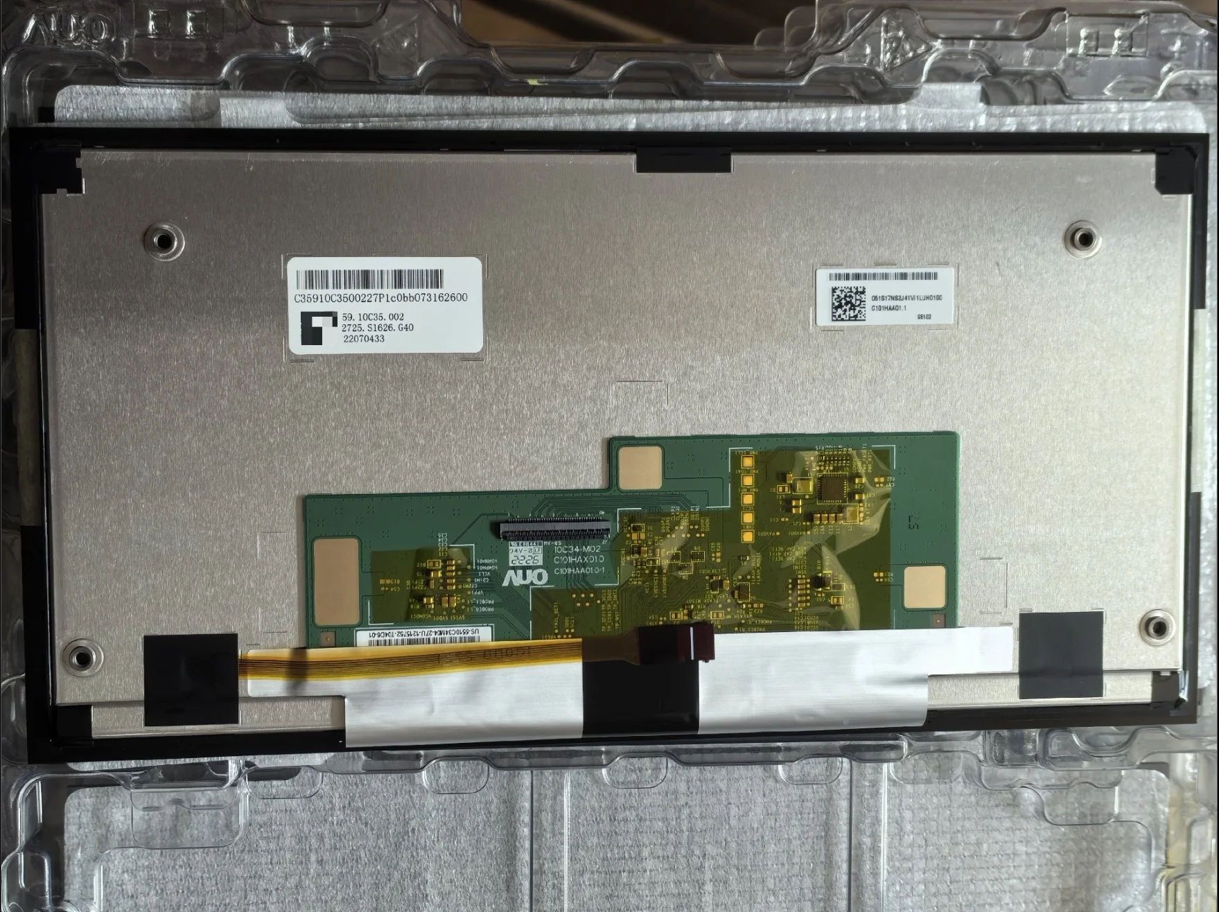 C101HAA01.0 C101HAA01.1 C101HAA01.2 شاشة LCD أصلية 10.1 بوصة مع لوحة اللمس لشاشة أودي