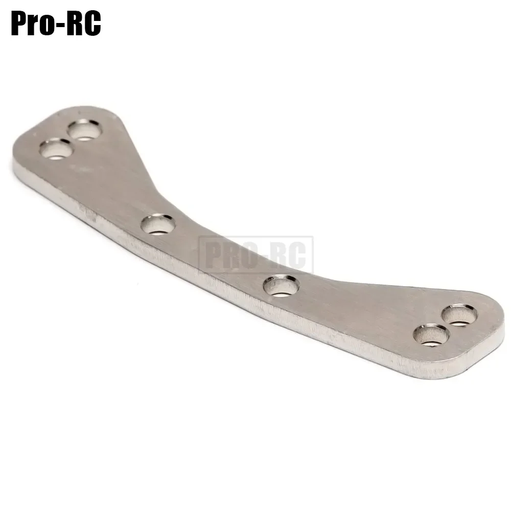 1 Juego de barra de amarre de mamparo superior e inferior de acero inoxidable 7726 piezas de mejora para Traxxas 1/5 X-MAXX 6S 8S pieza de coche Rc