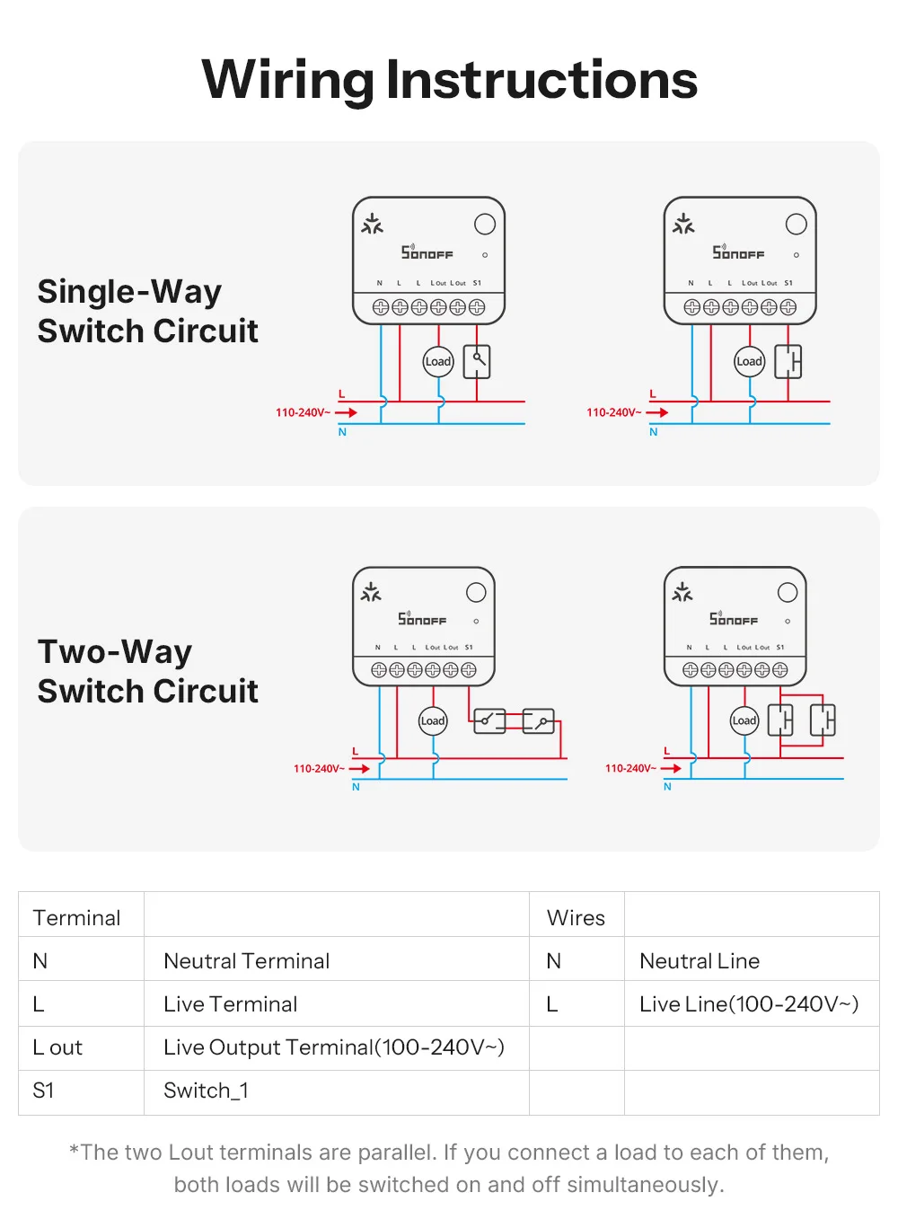 SONOFF MINI-1GSP MINI ONE PM Matter-Over-WiFi-Smart-Schalter, Überlastschutz 16A, Intelligente Energiemonitoring, Matter-Kompatibilität, Apple Home – Detail 16