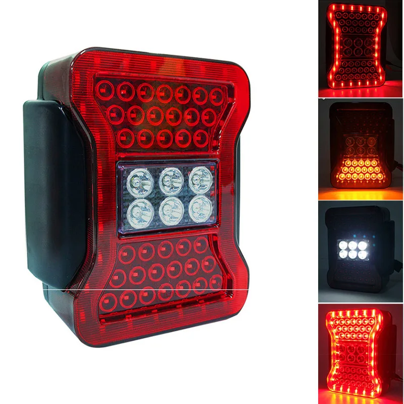 2019 New LED Taillights Reverse Brake Turn Signal Lamps For Off-Road Jeep Wrangler JK 2007-2018 Car Light Assembly DRL