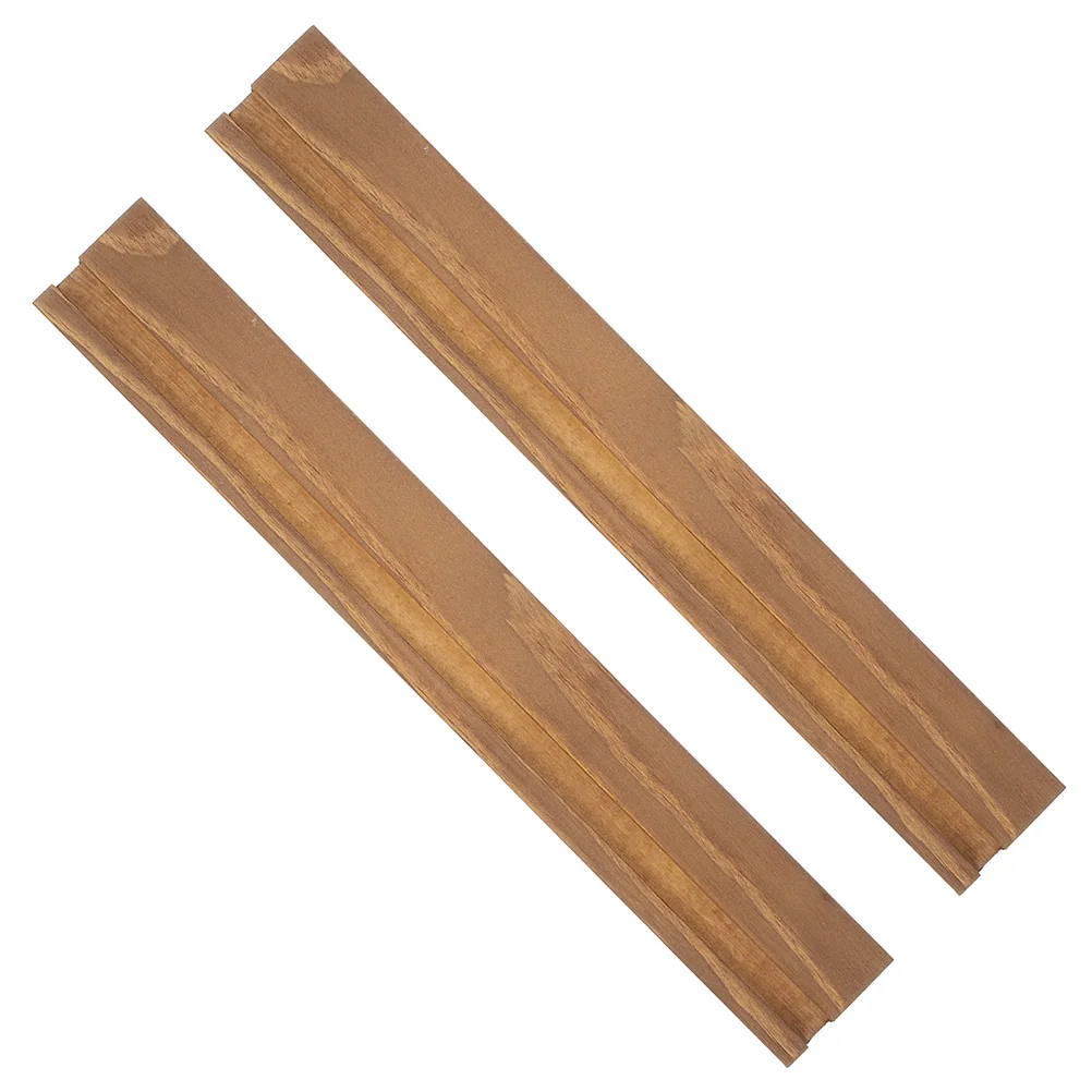 

2pcs Vinyl Record Rack Wooden Holder Display Stand Storage Wall-mounted Frame CD Organizer Music Room Accessory