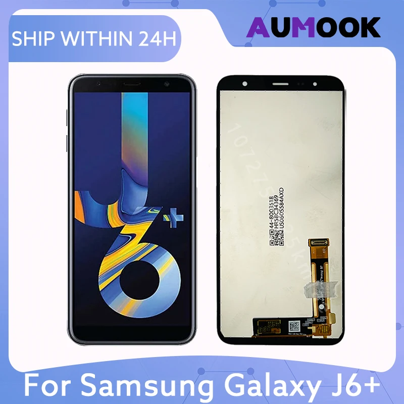 IPS LCD Voor Samsung Galaxy J6 + J6 Plus J610 Lcd Touch Screen Digitizer Vergadering Panel J610F J610G Lcd-scherm reparatie Deel