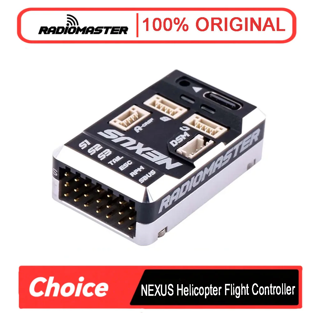 

Radiomaster NEXUS Helicopter FC - 128Mb Black Box & ICM-42688 Gyro, for RC Fixed Wing/Helicopter/Multicopter