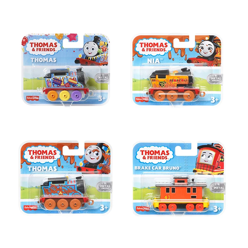 Thomas and Friends Toy Train Percy Mud Run Nia Brake Car Bruno Figure Classic Animation Peripheral Collectible Model Toys Gifts