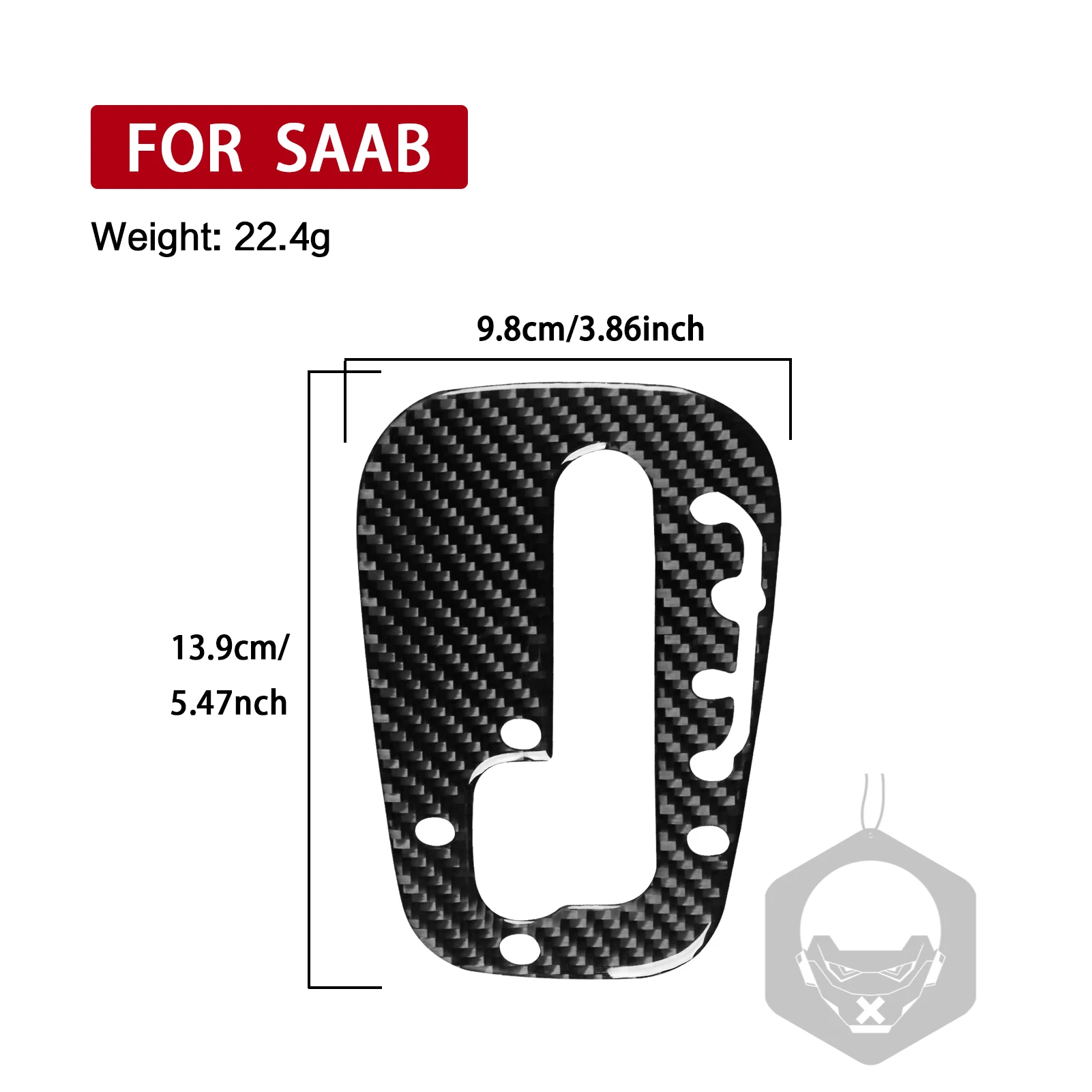 For Saab 9-3 2003—2011 Car Interior Accessories Carbon Fiber Center Console Gear Shifter Display Panel Decal Cover Trim Sticker - view 2