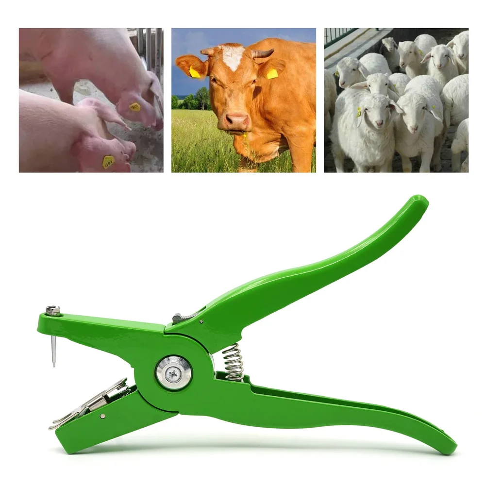 動物用耳標付けプライヤー 24cm アルミ合金製 牛 豚 ヤ - Cattle Ear Tag Applicator のレビューと価格