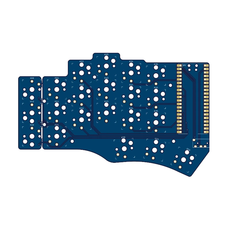 Piantor Pro 42/36 Keys Low Profile Choc سبليت لوحة المفاتيح عدة قابلة للتبديل السريع السلكية وضع واحد لوحة المفاتيح منفصلة بيئة العمل QMK/VIAL #4