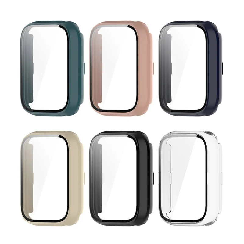 Tempered Glass Film+Case Screen Protector Full Coverage Cover Hard PC Anti-scratch Shells Watch Housing For iTOUCH AIR 3