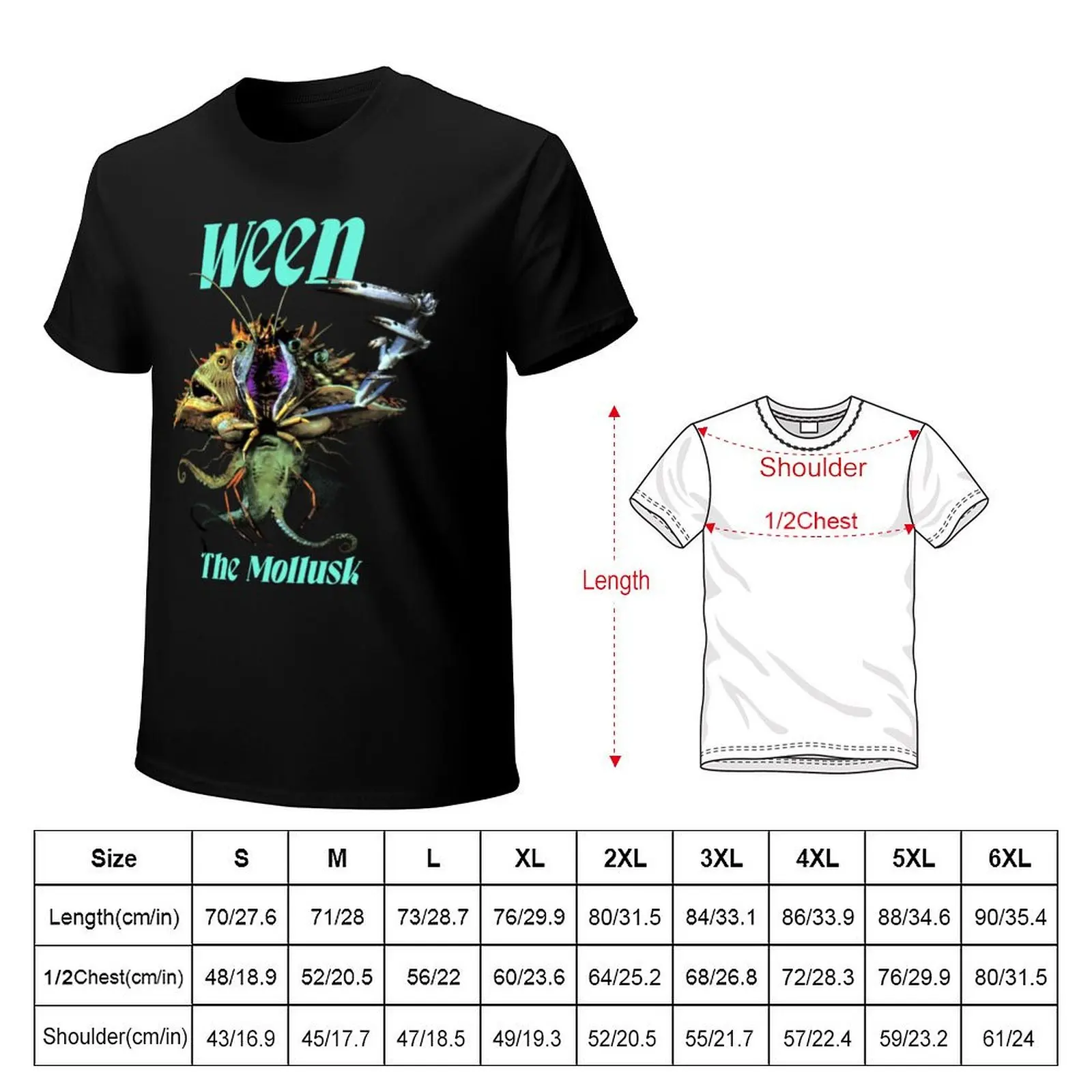 The Stay Eel Ween The Mollusk T-Shirt t shirts for man cotton funny T-Shirt