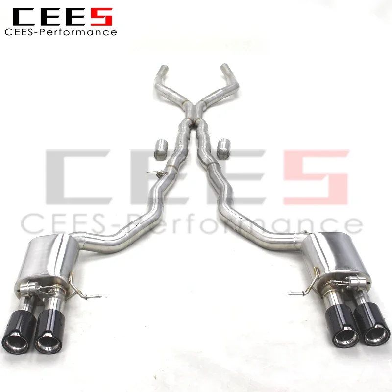 CEES Catback Exhaust Pipes for BMW 650/650i F06 F12 F13 4.0T 2011-2017 Escape SS304 Stainless Steel Exhaust Pipe Muffler System