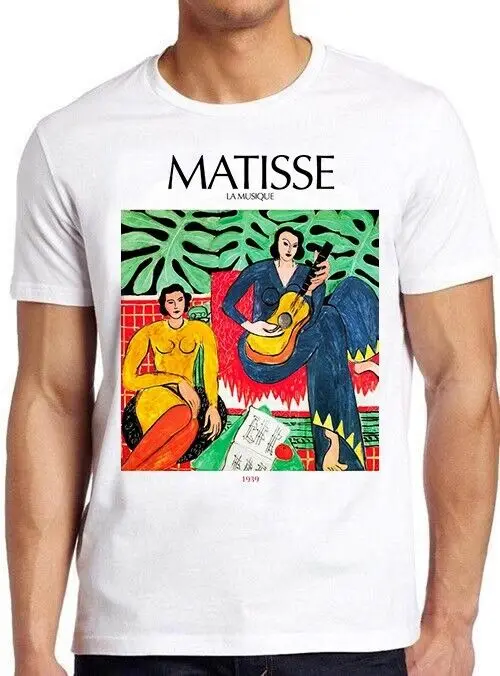 

Matisse Aesthetic La Musique Painting Art Meme Funny Top T Shirt M1024
