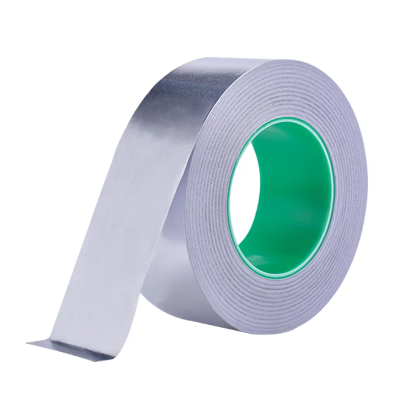 Double conductive aluminum foil tape, insulated adhesive metal tape, heat-resistant, suitable for pipeline, dryer ventilation