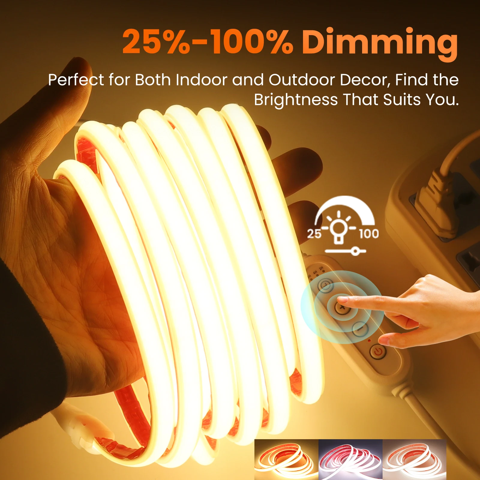 Dimmable 220V Cob L…