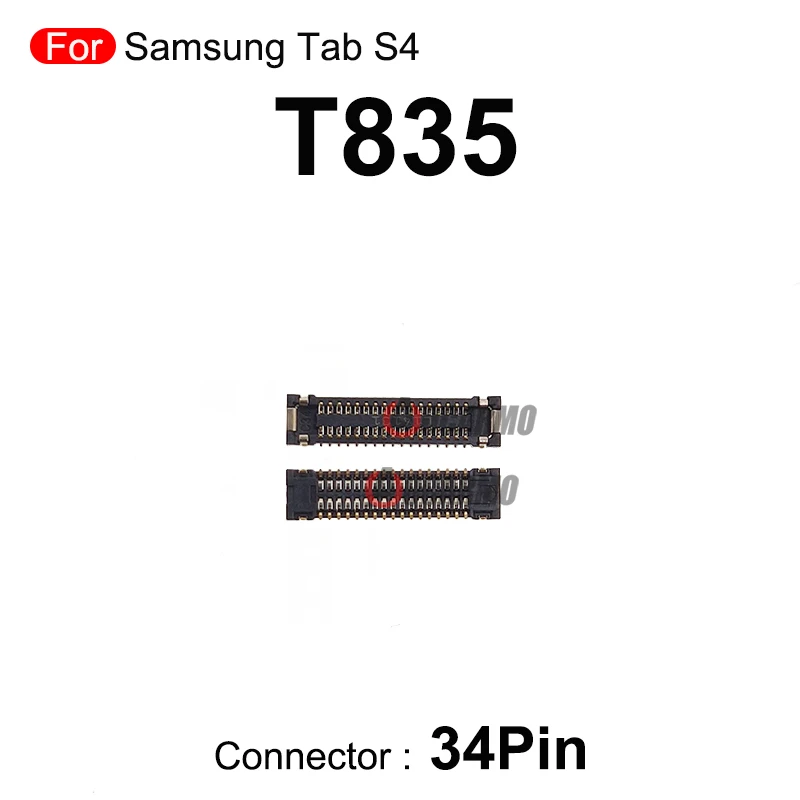 LCD Screen Connector Main Board For Samsung Galaxy Tab S4 T835 78Pins 34Pins FPC Connector