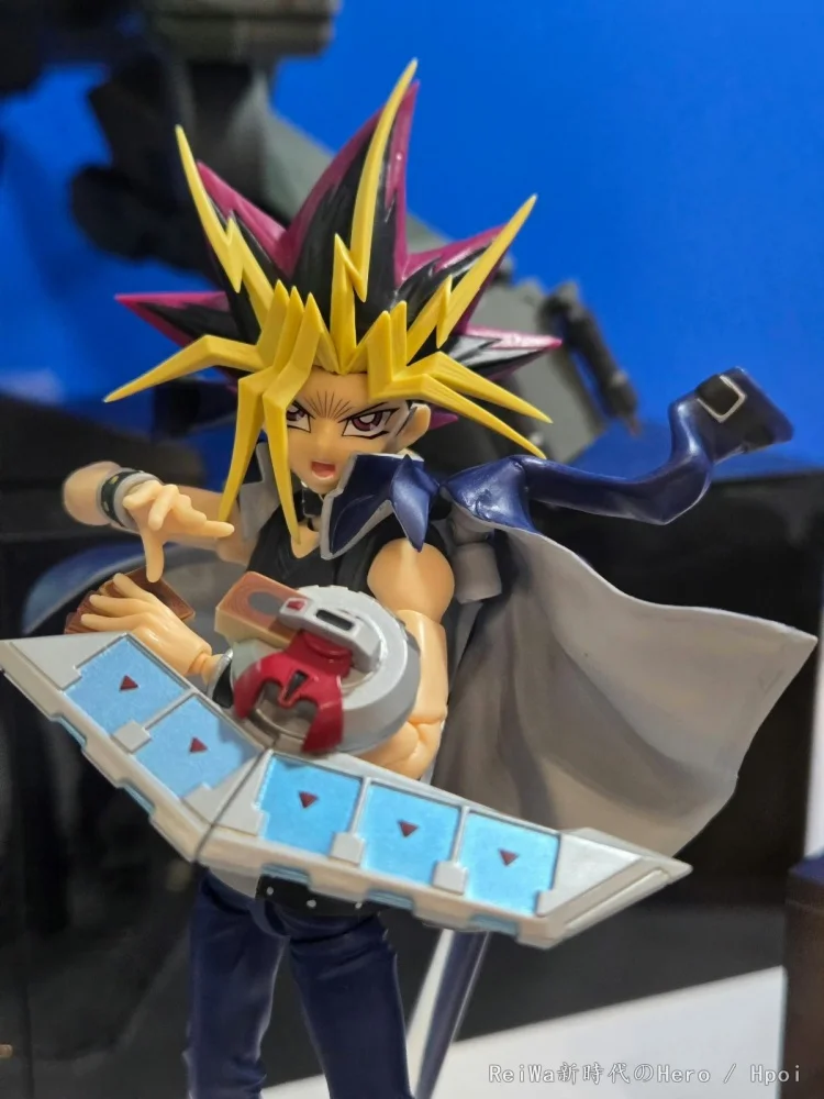 Przedsprzedaż Bandai 16cm SHF Yugi Muto Yami Yugi Figurka Akcji Anime z PVC i ABS, Model, Figurka na Biurko, Ozdoba, Prezent Urodzinowy dla Przyjaciół