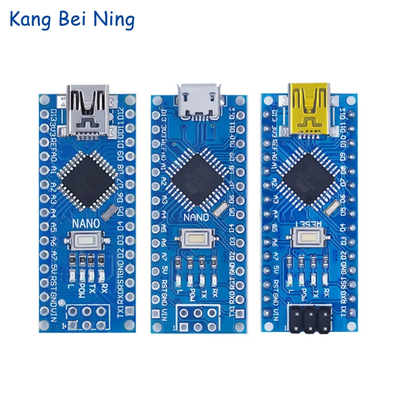 1PCS Promotion For arduino Nano 3.0 Atmega328 Controller Compatible Board WAVGAT Module PCB Development Board without USB V3.0