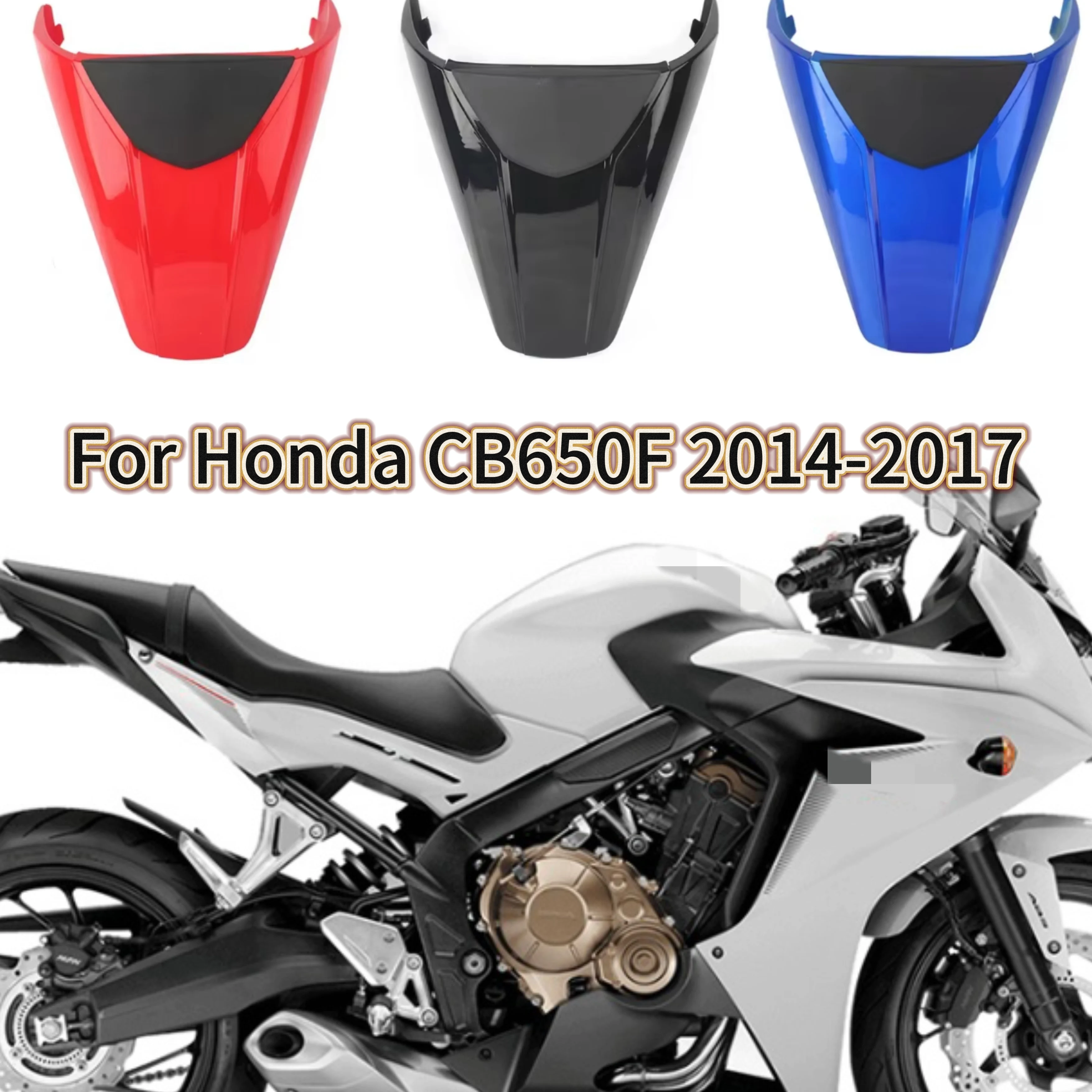 For Honda CB650F CBR650F 2014 2015 2016 2017 2018 CB 650 F CBR 650F Motorcycle Passenger Seat Back Cover Fairing Part