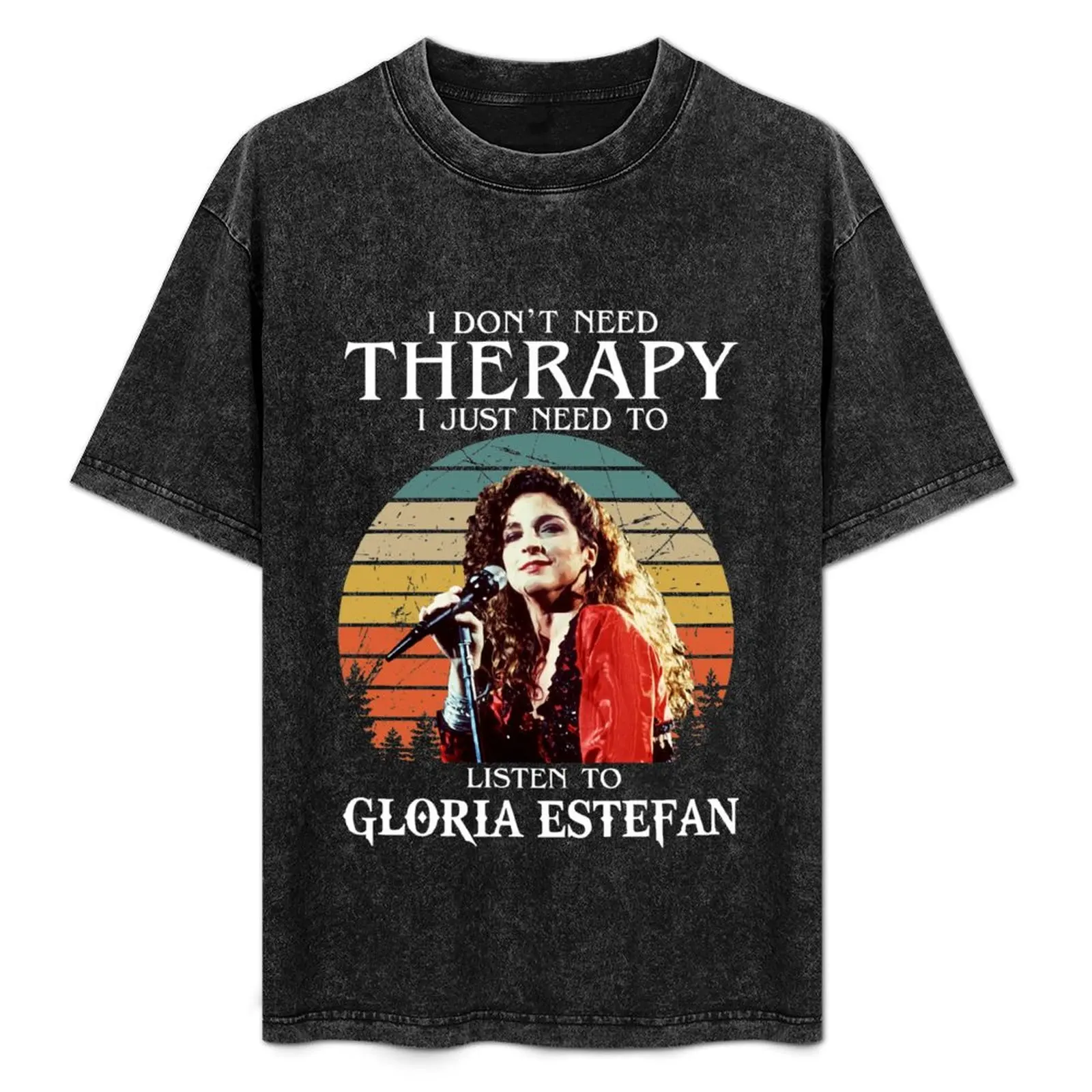 No necesito terapia, solo necesito escuchar a Gloria Estefan, camiseta de rendimiento Dry Fit