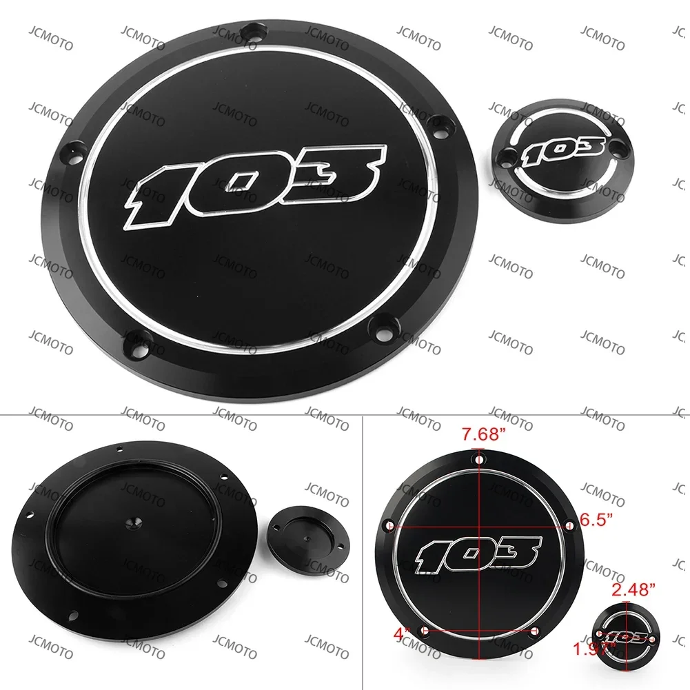 

2 шт. для Harley Touring Road King Street Glide FLHX 2016 2017 2018 2019 2020 алюминиевые чехлы для мотоциклов Derby, защита таймера ГРМ